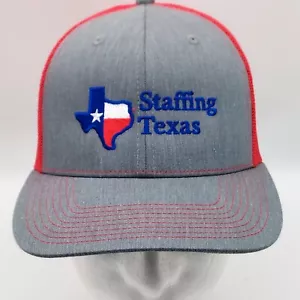Outdoor Cap Staffing Texas Adjustable Embroidered Snapback Trucker Hat Vietnam . - Picture 1 of 9