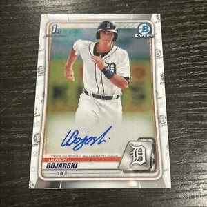 Bowman Chrome Ulrich Bojarski 1st Prospect 2020 autógrafo automático #CPA-UB Tigers radiocontrol - Imagen 1 de 2