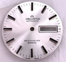 NOS New Helvetia Automatique Beatmaster 28800 Cadran Quadrants Vintage 29,5mm