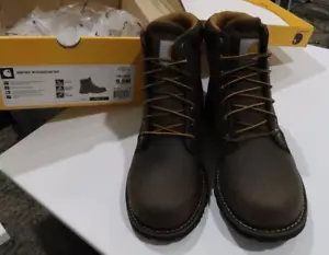 Carhartt Men's Frontier 6" Water Resistant work boots Mossy Brown 9.5 Medium NIB - Picture 1 of 10