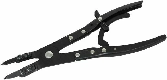 Lisle 38700 Spindle Snap Ring Pliers for Ford Super Duty - Black