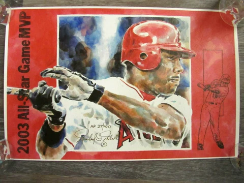 Garret Anderson 2003 All-Star Game MVP Poster 27/100  NEW Cover