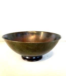 ANTICA BOWL CIOTOLA BRONZO DESIGN Just Andersen ART DECO ø 18x 7,5 cm/h ANNI '20 - Foto 1 di 16