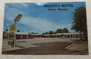 Nelson's Motel Butler, Missouri. Postcard (A3) - Picture 1 of 3