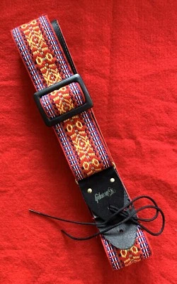 Винтажный Gibson ACE стиль сплетенный гитарный ремень сделано в США новый!!! - Изображение 1 из 2