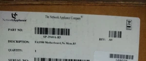 * NEW * NetApp SP-3940A-R5 FAS980 Motherboard, No Mem, R5 X3940A-R5 X3940A - Picture 1 of 1