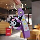 Kuromi Flying Melody Keyring Exquisite KeyChain Bag Charm Holder Backpack