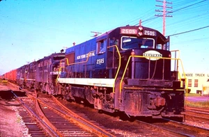 DUPLICATE EKTACHROME SLIDE NEW YORK CENTRAL U-25B #2505 DETROIT, MI SEPT. 1964 - Bild 1 von 1