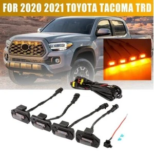 Luz de rejilla LED ámbar lente ahumada estilo Raptor para Toyota Tacoma TRD 2020-2022 - Imagen 1 de 12
