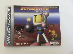 NOTICE MODE D'EMPLOI GAME BOY ADVANCE BOMBERMAN TOURNAMENT FRA - Picture 1 of 2