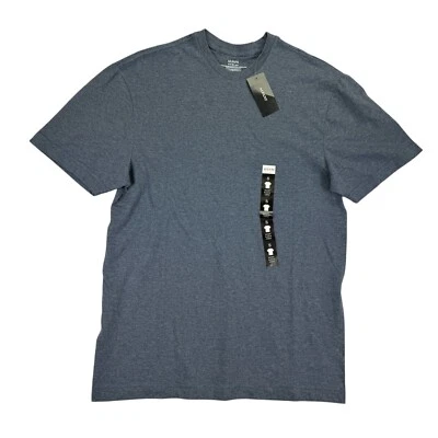 Camiseta interior Alfani para hombre cuello redondo manga corta calce regular brezo azul marino S Foto 1 de 4