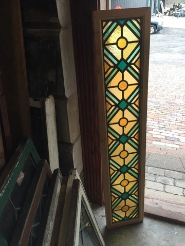Sg 1130 10 Available Price Separate Stained Glass Transom Window 11.5x 55.5 Cover