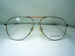 Snauwaert eyeglasses Aviator Gold Platinum plated Titanium alloy frames NOS - Picture 1 of 11