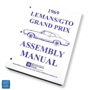1969 LeMans GTO Grand Prix Factory GM Assembly Manual Each Loose Leaf / Unbound - Picture 1 of 4