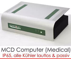 MCD MEDICAL LINE AESCU.CERTUS COMPUTER LAUTLOS KÜHLUNG INTEL CPU 4xRS-232 - Bild 1 von 1