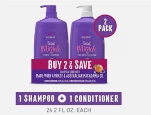 Aussie Total Miracle mit Aprikosen- & Macadamiaöl, parabenfreies Shampoo & Zustand - Bild 1 von 7