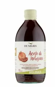 Nigris Vinagre de Granada Orgánico 500ml Naturalmente Rico De Polifenol - Imagen 1 de 3