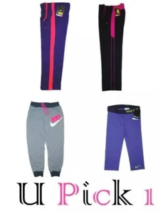 Nike Capri Leggings Athletic Pants Sports Long pant Bottoms Youth Girls Jogging - Picture 1 of 7