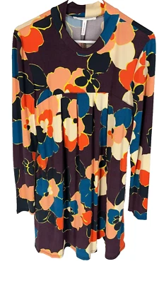 Mini Vestido BCBGeneration Cuello Simulado Columpio Estampado Floral Para Mujer Talla M NUEVO $78 Foto 1 de 4