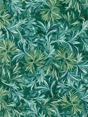 Cotton Quilt Fabric, Benartex, WINTERBERRY, Leaves/ Greenery Quilt Fabric - Image 1 of 2