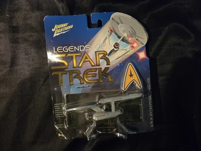 Star Trek Diecast Enterprise e nave espacial - Imagem 1 de 2