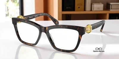 Женские очки SWAROVSKI SK2021 1002 Dark Havana демонстрационные линзы 53 мм - Изображение 1 из 4