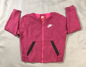 Nike Jacke Mädchen 6X L Rosa Reißverschlusstaschen Langarm - Bild 1 von 6