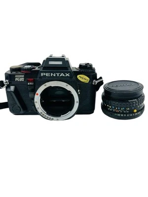 Pentax Program Plus 35mm Film SLR Camera Chrome With 1:1.7 50mm Lens UNTESTED - Image 1 of 4