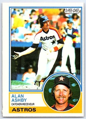 1983 O-Pee-Chee Alan Ashby Houston Astros #84 - Image 1 of 2