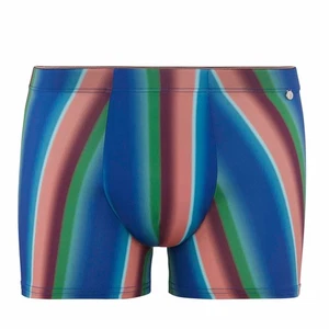 bruno banani short herren unterhose ESSENTIAL ELEMENTS blau grün lachs Gr. L/6 - Bild 1 von 3