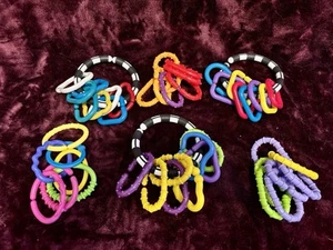 HUGE lot of Sassy Ring 0 Links for babystroller 48 pieces - Picture 1 of 1