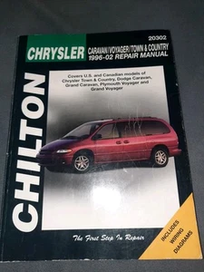 Chilton Repair Manual Chrysler Caravan Voyager Town & Country 1996-2002 #20302 - Picture 1 of 2
