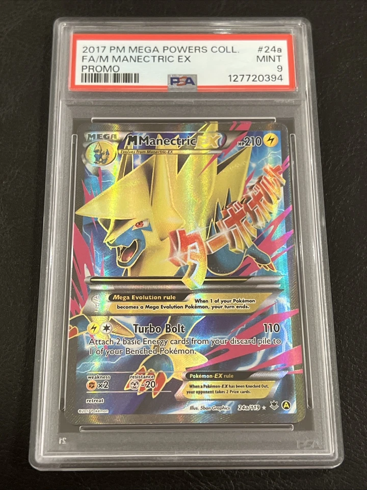 Pokemon PSA 9 M Manectric EX FA 2017 24a/119 Mega Powers Collection English - Image 1 of 2