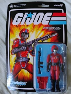 Super7 ReAction G.I. Joe: Crimson Guard, Cobra Elite Trooper (figurina nuova da 3,75") - Foto 1 di 3