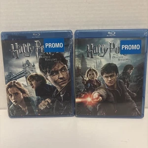NEW SEALED Harry Potter and the Deathly Hallows Blu Ray Part 1 & 2 - Picture 1 of 5