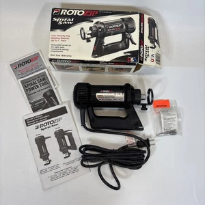ROTOZIP Heavy Duty Spiral Saw SCS01 Corded Drywall Rotary Tool Bits Manual Box - Picture 1 of 11