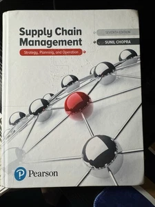 Supply Chain Management : Strategy, Planning, and Operation by Sunil Chopra 7th - Picture 1 of 1