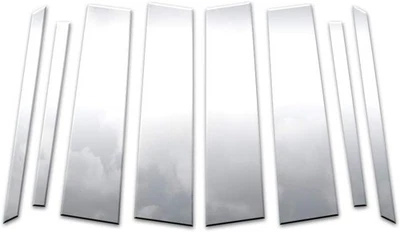 Borde de poste de pilar pulido 8 piezas (se adapta a: Buick Regal TourX 2018-2020) Foto 1 de 2