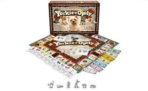 Yorkie-Opoly Hund Stilisiert Brettspiel, Hund Yorkie