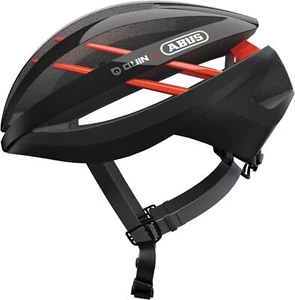 Bicycle helmet Abus Aventor velvet black red M road bike helmet red black 54-58 cm - Picture 1 of 4