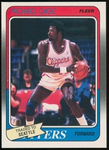 Fleer 1988 | Michael Cage #62 | Clippers Supersonics NBA Basketball - Foto 1 di 2