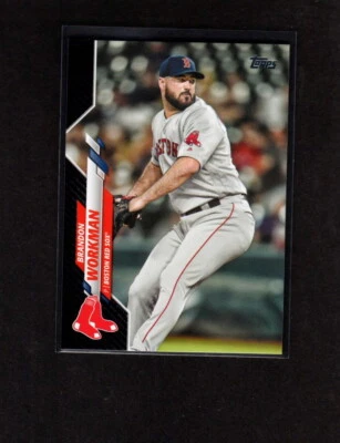 Brandon Workman 2020 Topps black parallel 05/69 Boston Red Sox - Image 1 of 2