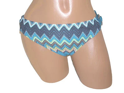 Perry Ellis NEW Blue Women's Size S Small 4 6 Swimsuit Bikini Bottom $54 3194 - Image 1 of 2