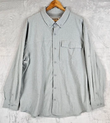 Duluth Trading Button Down Shirt 2XL XXL Mens Vented Performance Blend Stretch - Image 1 of 4