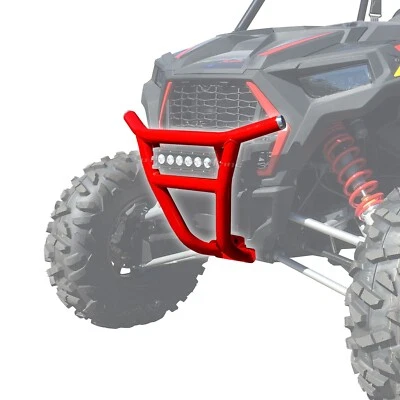 Parachoques delantero calibre 50 Racing Polaris RZR XP 1000 2020 hecho en EE. UU. tubo acero rojo Foto 1 de 4