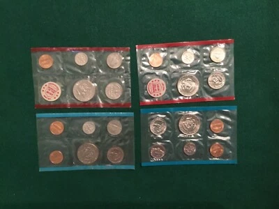 Lot of (2) 1971--1972 US Mint UNC. Sets 22 coins in cello pack No env. OGP - Image 1 of 4