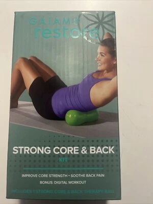 Kit de recuperación de terapia de núcleo y espalda fuerte Gaiam Restore nuevo Foto 1 de 2