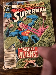 Best of DC 56 SUPERMAN VS MORE ALIENS VFNM 9.0 DC 1984 blaues Band Digest  - Bild 1 von 4