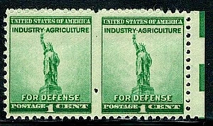 Error Mint US Pair of (Blind Perf) Stamp,Scott# 899 (MNH) - Picture 1 of 2