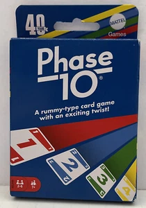 Phase 10 [Nuovo] Gioco di Carte Mattel Gioco Tipo Rummy con una torsione Le carte sono sigillate - Foto 1 di 4